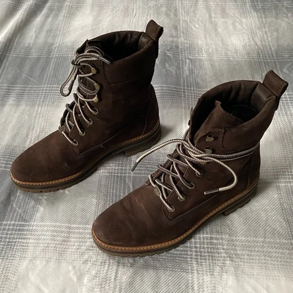Timberland Women's Dark Brown Lace-Up Boots - Picture 4 of 10